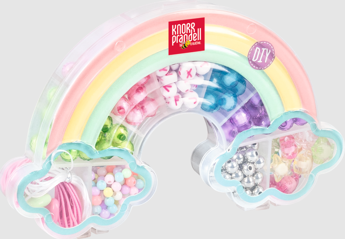 Schmuck-Set Rainbow, mehrfarbig, pastell